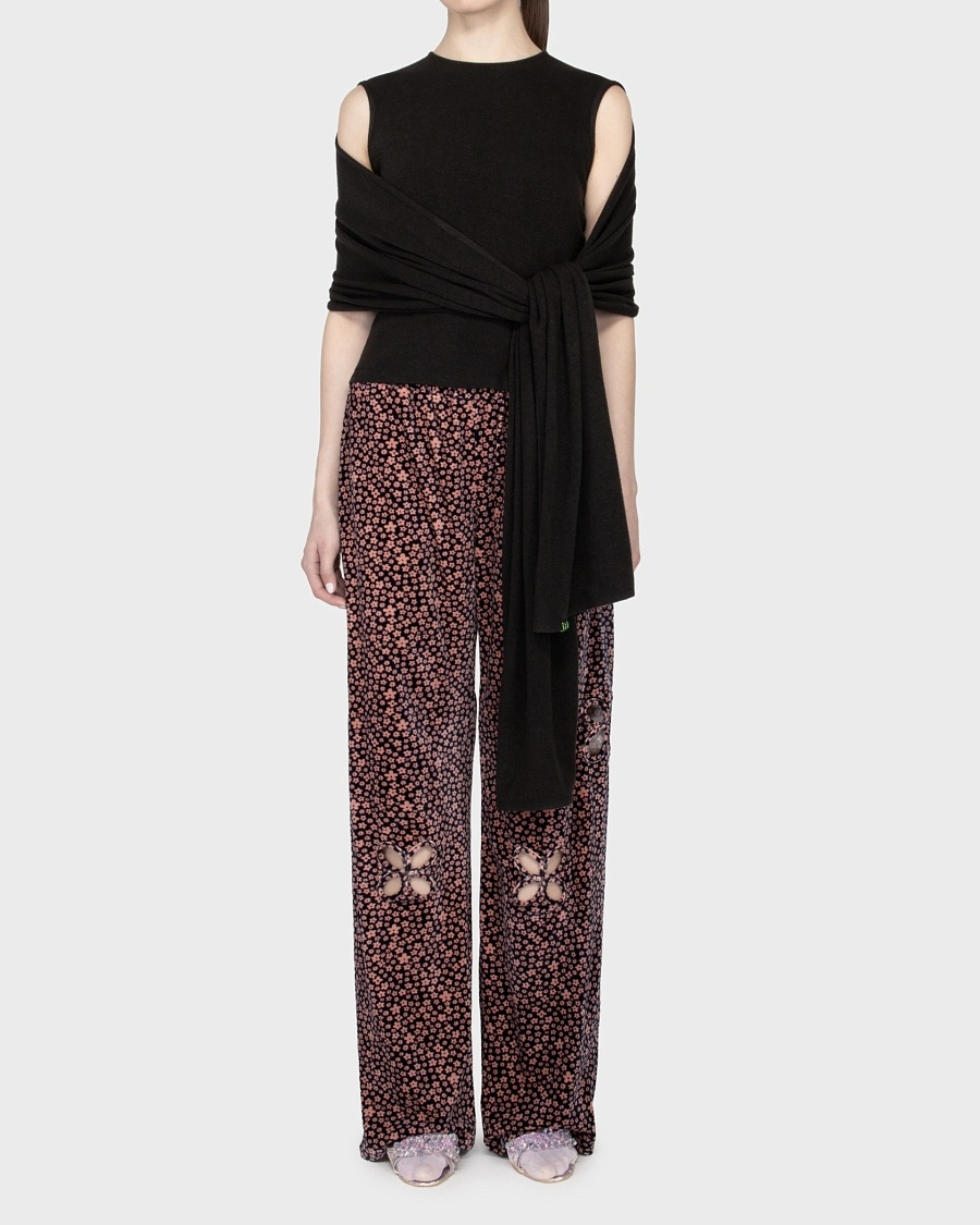 SHAWL TOP BLACK