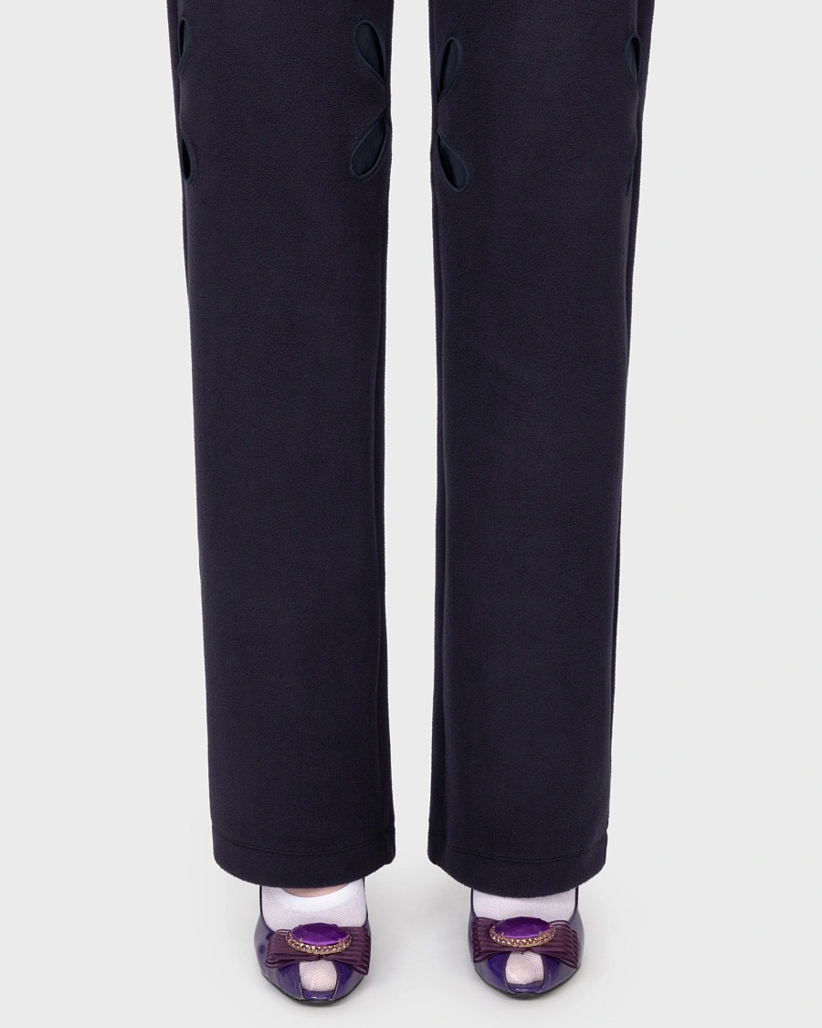 FLARED FLEECE PANTS