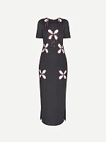 Petal dress with edged flowers