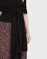 SHAWL TOP BLACK