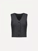 BUTTON UP KNIT VEST