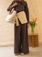 TUNIC SHIRT Charcoal