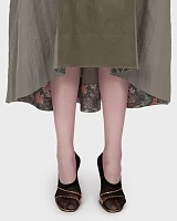 TEARDROP FLEECE DRESS OLIVE