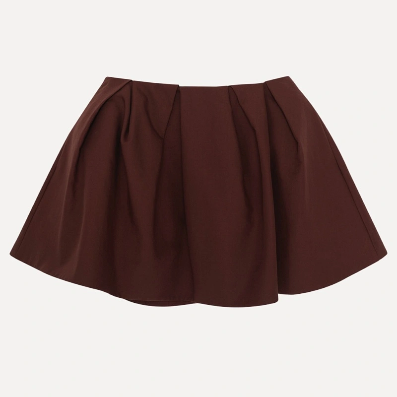 Tucked Short Skirt
