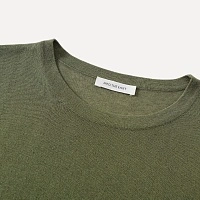 Green Knitted Long Sleeves Top