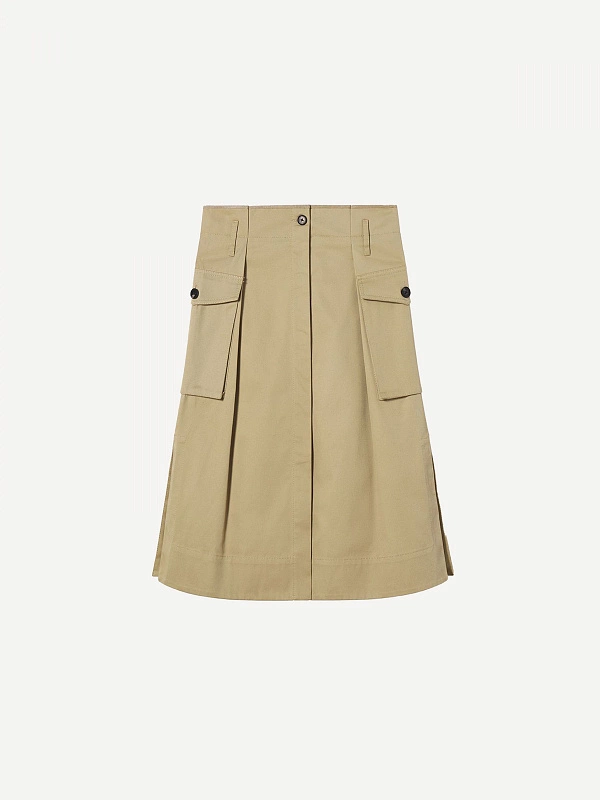 CARGO POCKET SKIRT khaki