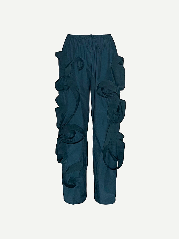 Quilling staple trousers