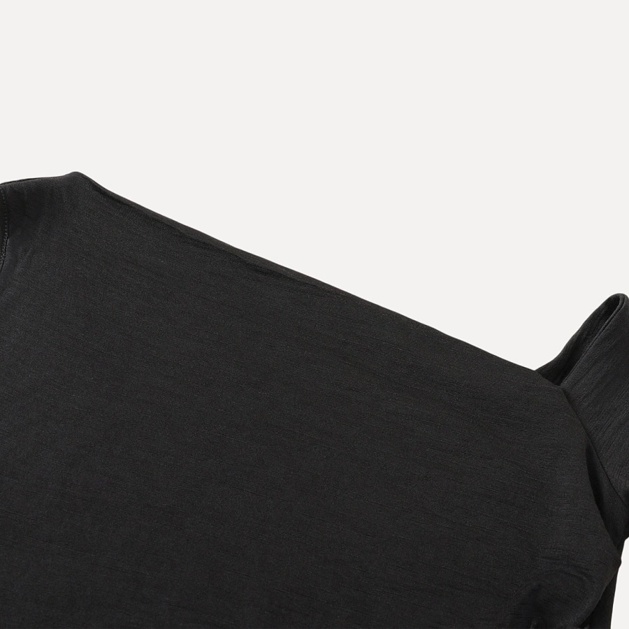 Black One Shoulder Top