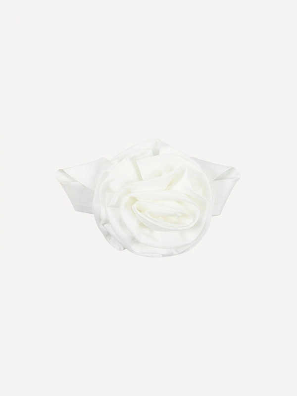 SINGLE ROSE BROCHE