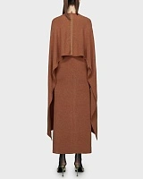 SHAWL DRESS ORANGE
