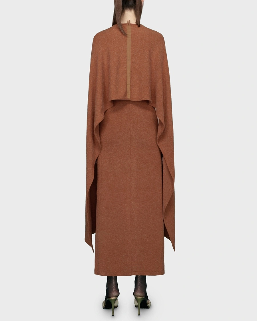 SHAWL DRESS ORANGE