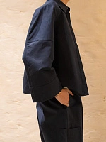 OVERSIZED PATCH PCKT SHIRT