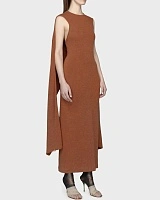 SHAWL DRESS ORANGE