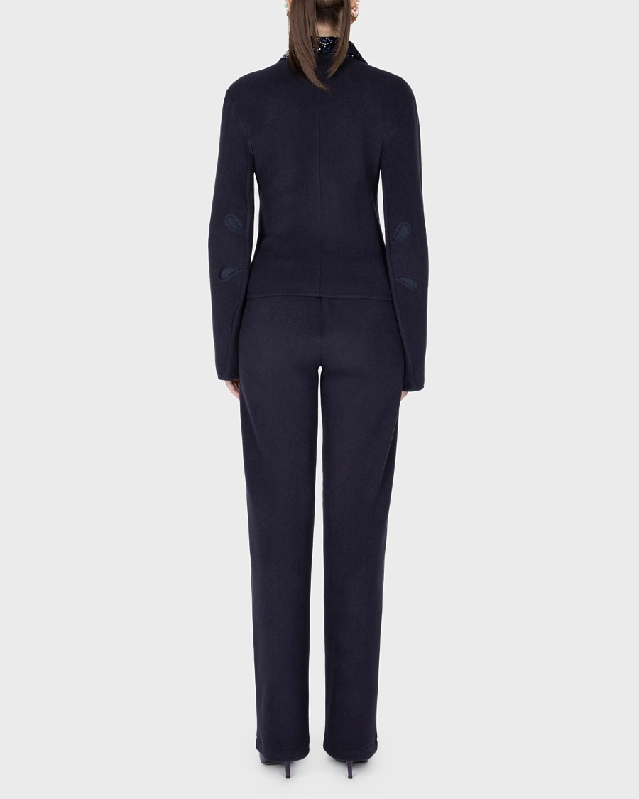 FLARED FLEECE PANTS