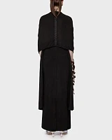 SHAWL DRESS BLACK