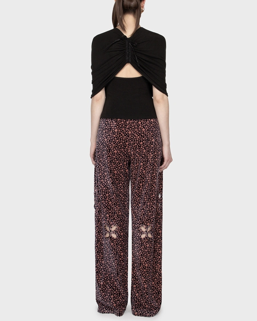 SHAWL TOP BLACK