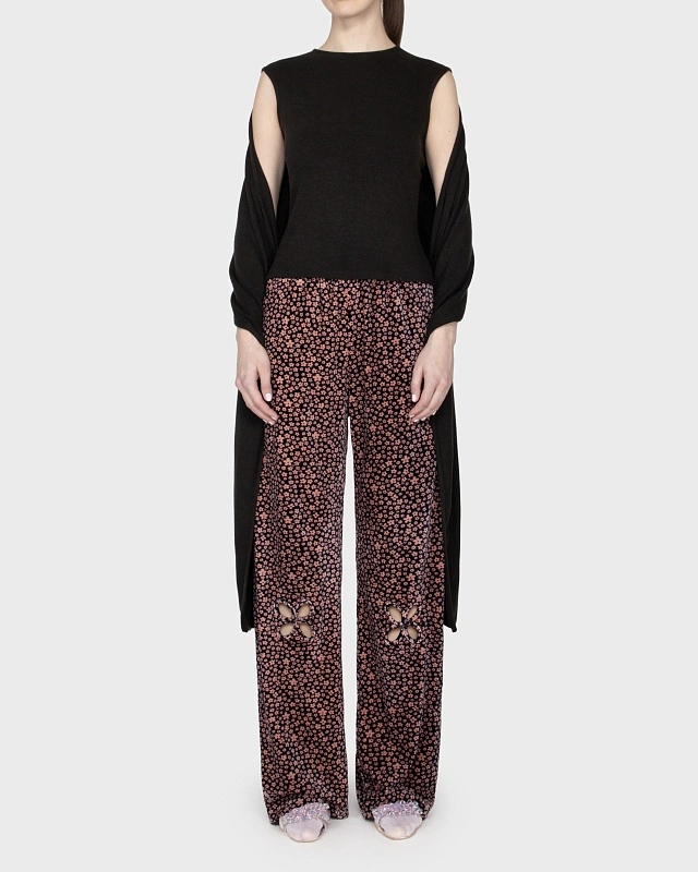 SHAWL TOP BLACK