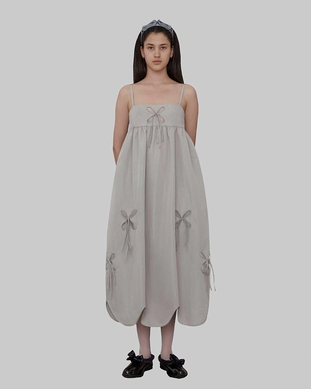 PETAL SUNDRESS GREY