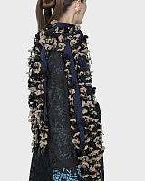 FLORAL KNITTED SCARF