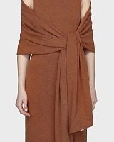 SHAWL DRESS ORANGE