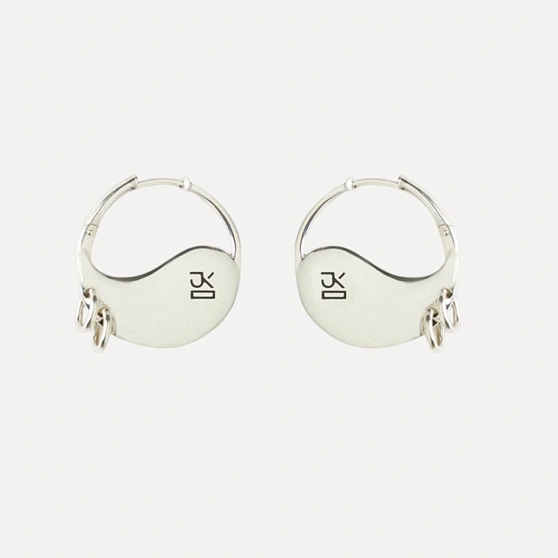 MINI PAISLEY EARRING silver