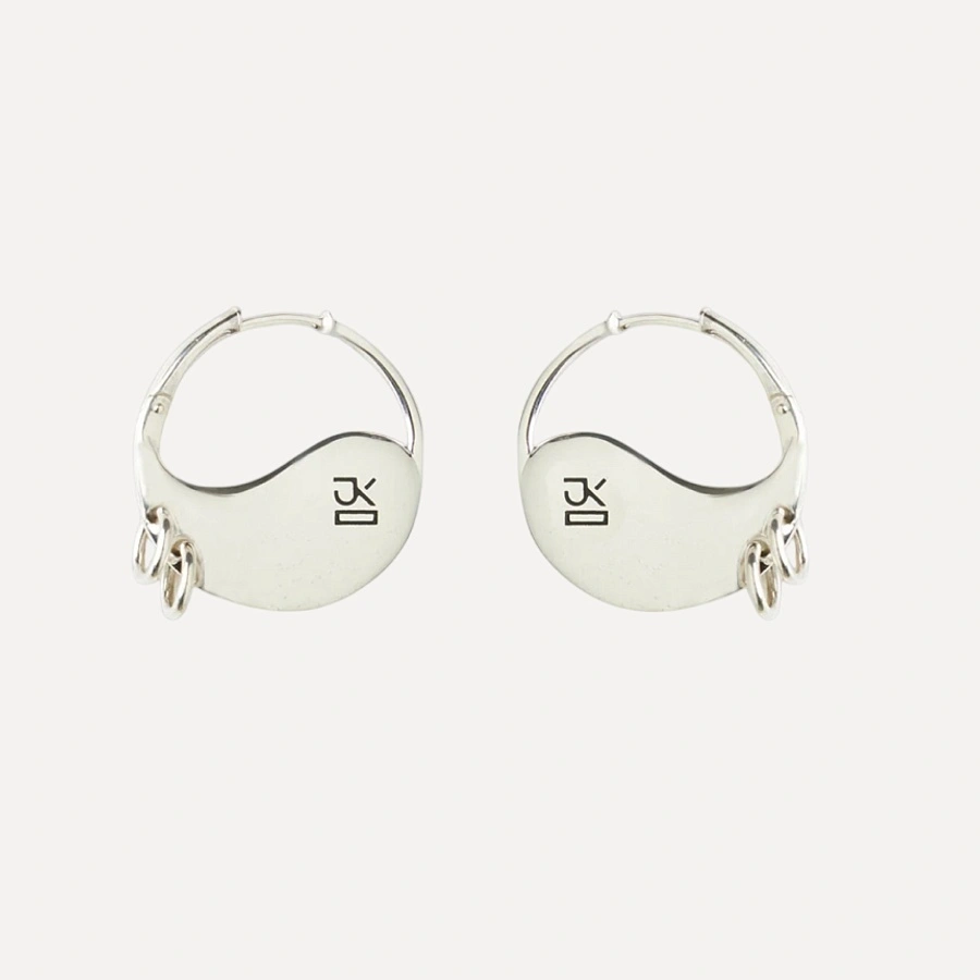 MINI PAISLEY EARRING silver