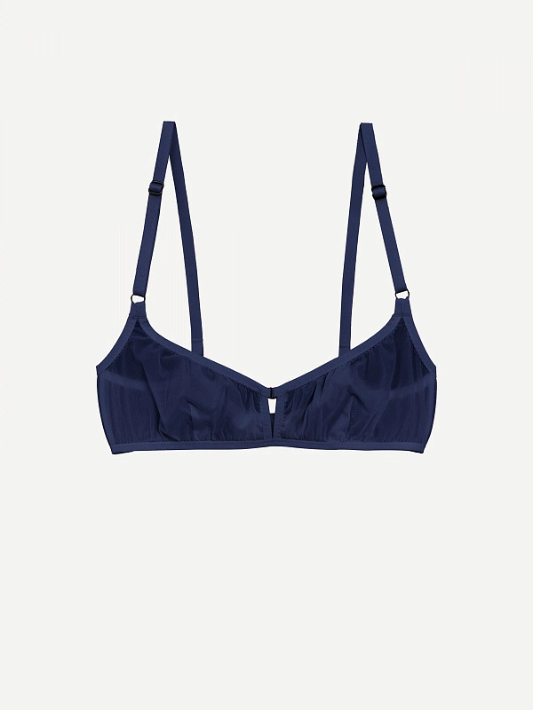 DEMI бюстгальтер с половинкой чашки из двойного тюля