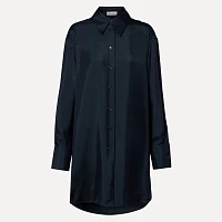 Oversized silk shirt