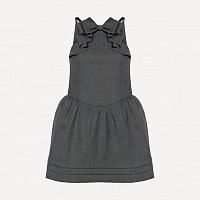 3D bow hanging neck dress