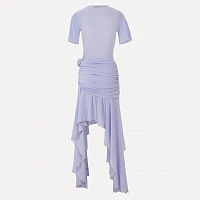 Foggy Blue Jersey Sun Dress