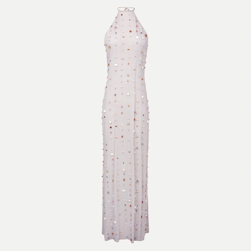 LONG DRESS FRANCINE EMBROIDERED