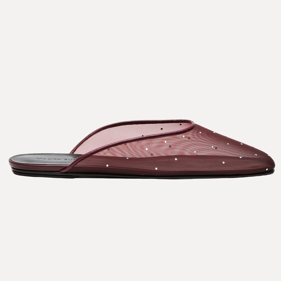 MULE FLATS BURGUNDY