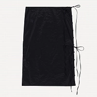 SEE-THROUGH BUTTON LOOP SKIRT