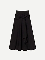 TIE WB SKIRT Black