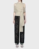 SHAWL TOP OLIVE