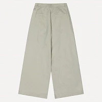 LINEN TUCK WIDE PANTS