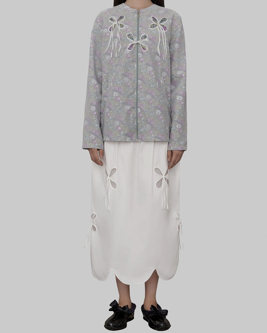 PETAL SUNSKIRT WHITE