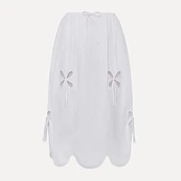 PETAL SUNSKIRT WHITE
