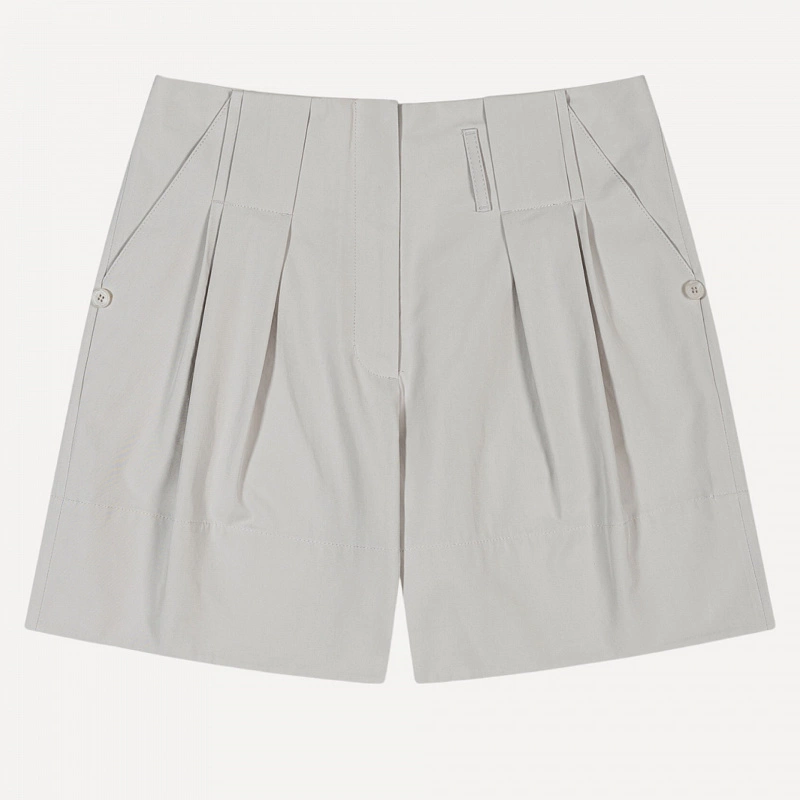 TUCK POINT TURN-UP SHORTS