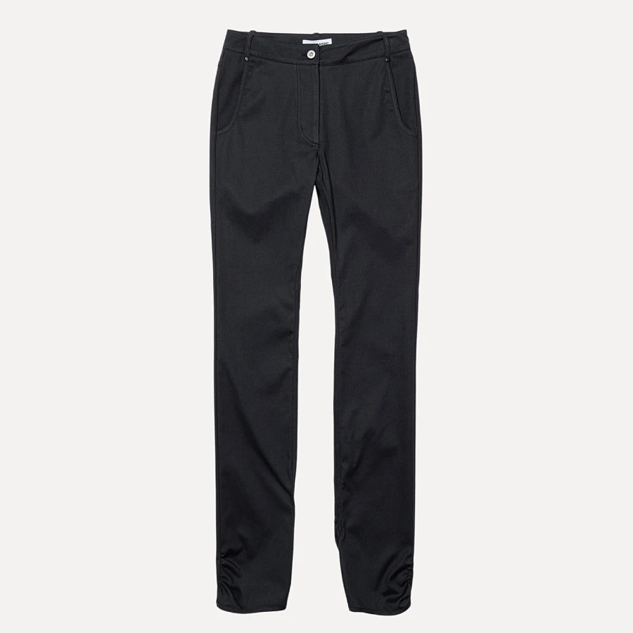 SLIT HEM SLIM-FIT PANTS