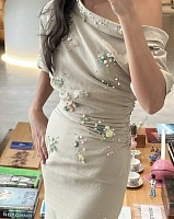 DRESS BOWERY EMBROIDERED