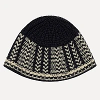 JACQUARD KNIT BEANIE