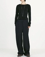 BELTED POINT TROUSERS