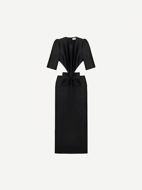 Waistless gown dress