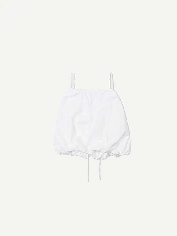VOLUME SLEEVELESS TOP