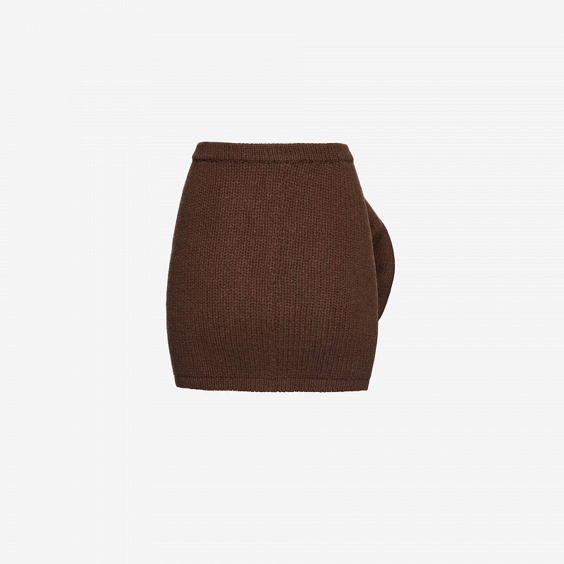 KNITWEAR 10 SKIRT BROWN