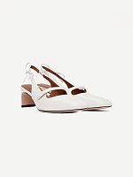 Side Bow Square Toe High Heels