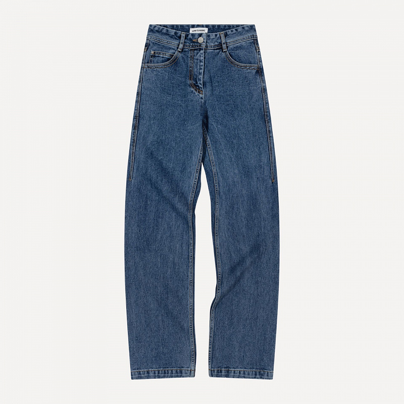 STRAIGHT FIT DENIM BLUE