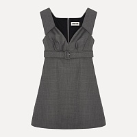 A-line lapel dress