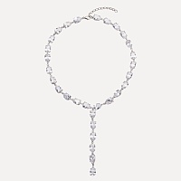Necklace 04 Rhodium silver